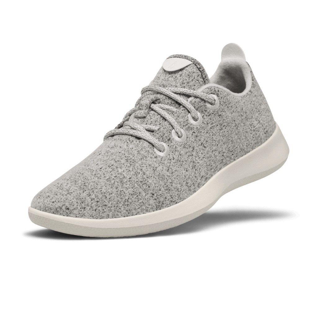 Allbirds Men's Wool Runners - Sneakers Grey - UKD468173